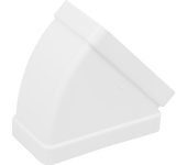 Codo horizontal rectangular 45º 150x75 mm bp