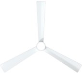 Ventilador de techo con luz silencioso dc arte confort misi blanco 132 cm