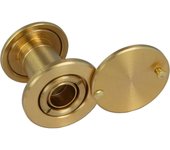 Mirilla dorada de 14 mm de ø para puertas de 25 a 42 mm