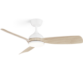 Ventilador de techo con luz silencioso dc sulion sunset wifi blanco 110 cm