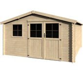 Caseta de madera everest de 415x235x402.5 cm y 16.7 m2 naterial