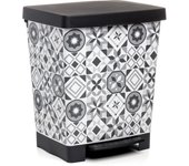 Cubo de la basura con pedal tatay para 23 litros cubik deco hydraulic