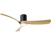 Ventilador de techo con luz silencioso dc mantra nemo negro 120 cm