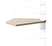 Peldaño nara de madera color blanco de 1050mm