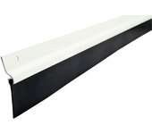 Bajo puerta aluminio para garaje labio 304 cm blanco