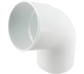 Codo bajante circular ovation m/h 67º30' blanco