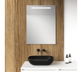 Espejo de baño con luz led horizontal 70x80 cm