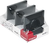 Pack de 3 enchufes legrand niloé step negro