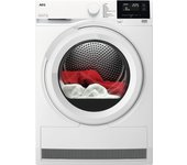 Secadora aeg tr718p2ob de 8kg de capacidad blanco clase a++