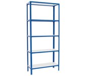Estanteria sin tornillos homeclick azul plus 5/30