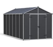 Caseta de resina rubicon shed dark grey de 237x228x453 cm y 10.3 m2