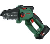 Motosierra a batería bosch 18v 2.5ah 15 cm longitud espada