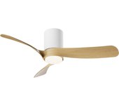 Ventilador de techo con luz silencioso dc mantra nemo blanco 97 cm