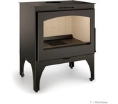 Estufa de leña tj mila patas de 8.3 kw