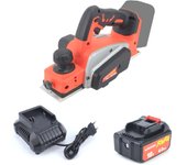 Cepillo eléctrico km06309 20v + cargador + batería