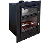 Horno barbacoa aprilia de acero inoxidable de 6 a 10 comensales