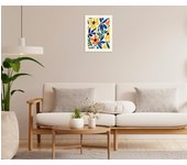 Pintura impresa sin marco botánico, plantas o floral 40 x 30 cm
