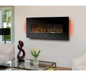 Chimenea eléctrica purline che-500 2000 w negro