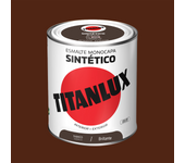 Esmalte sintético titanlux marrón tabaco brillo 0,75l