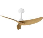 Ventilador de techo sin luz sin aspas silencioso dc mantra ipanema blanco 106 cm