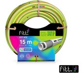 Manguera de riego lime fitt de pvc de 15mm de ø y 15m de l.