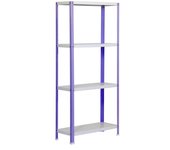 Estanteria con tornillos homeclassic violeta plus 5/30