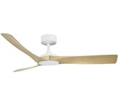 Ventilador de techo con luz silencioso dc inspire tokyo beige 132 cm