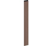 Puerta para mueble de cocina milos dark walnut h 137.6 x l 15 cm b dch/a iz