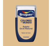 Pintura de interior colores del mundo bruguer 30ml egipto ocre natural