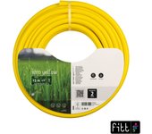 Manguera de riego idro yellow fitt de pvc de 15mm de ø y 15m de l.