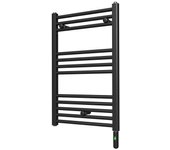 Radiador toallero eléctrico rointe elba 77x50 swt 300w negro