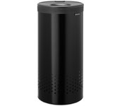 Cesto de ropa cubo colada negro 35 l