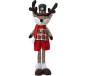 Figura navidad reno rojo 52 cm
