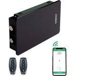 Cerradura invisible con control por móvil arregui kamo, negro, incluye 2 mandos