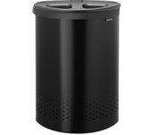 Cesto de ropa cubo colada negro 60 l