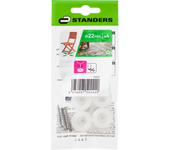 4 patín redondos standers de goma ø 22 mm