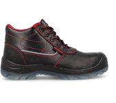 Bota seguridad paredes, fósforo piel negro, s3 talla 37