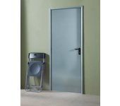 Puerta auxiliar de trastero apertura izquierda acero galvanizado de 200x70cm