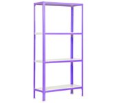 Estanteria sin tornillos homeclick violeta plus 5/30