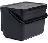 Cubo de basura organizo manual tatay para 6 litros smart negro soporte