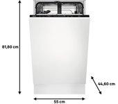 Lavavajillas integrable aeg fse62417p blanco 60 cm clase e