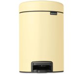 Papelera baño newicon amarillo 3l