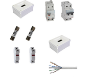 Conjunto protecciones para inversor de red autosolar de 3000w con 1 string