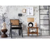 Lámpara de mesa anori 1 luz e27 42 cm negro