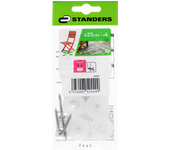 4 patín redondos standers de goma ø 25 mm