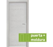 Conjunto puerta canarias blanco apertura izquierda 82.5cm + tapeta