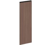 Puerta para mueble de cocina milos dark walnut h 137.6 x l 45 cm b dch/a iz