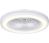 Ventilador de techo con luz sin aspas silencioso dc inspire rafaga blanco 47 cm