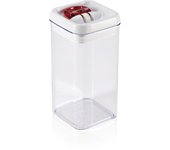 Bote de cocina cuadrado fresh & easy transparente 1.2l