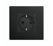 Enchufe completo simon 270 io negro mate